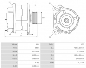 Alternator 150amp Toyota Alphard (Vellfire)  2AR-FE 2.5 2015 