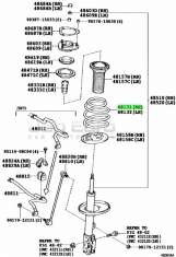 Front Coil Spring Toyota Noah / Voxy ZRR70/75 3ZRFE 2.0i 4WD 2007-2013 