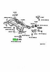 Retainer, Rear Suspension Member Lowe Toyota Harrier  2AZ-FE 2.4i 16v (Petrol) Import 2003-2009 