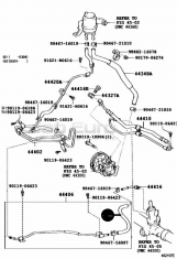 Power Steering Return Hose Pipe Toyota Estima  2AZ-FE 2.4i 1999-2006 
