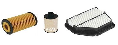 For Chevrolet Captiva 2007  3pc Service Kit Oil Air & Diesel Fuel Filter       