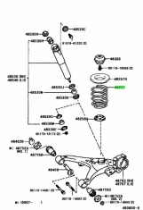 Rear Axle Coil Spring Toyota Hi Ace  2KDFTV 2.5 D-4D 2001 