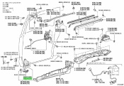 Base Sub-assy, Slide Door Lower Roller - Left Toyota Estima  2AZ-FE 2.4i 2010-2016 
