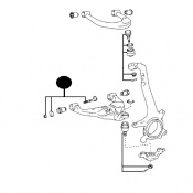 Repair Kit, Camber Adjusting Eccentric Bolt Toyota Landcruiser   1KD-FTV 3.0 D-4D 2009-2015 