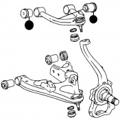 Front Upper Top Control Arm Toyota Landcruiser  2UZ -FE AMAZON 4.7i V8 VX 5Dr ATM 1998-2007 