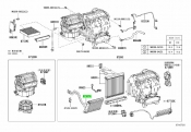 Heater Matrix Radiator Toyota Alphard (Vellfire)  2AZ-FE 2.4 2009-2015 
