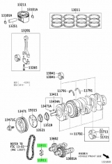 Bearing, Balanceshaft Toyota Estima Hybrid AHR20 2AZ-FXE 2.4i 4WD 2012-2018 