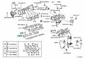  Right Intake Manifold Gasket  Head No.1 Lexus RX  1MZ-FE RX300 2WD (24V) DOHC Auto 2000-2003 