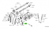Timing Chain Tensioner And Guide Nissan Serena C26 MR20DD 2.0i 2012-2019 