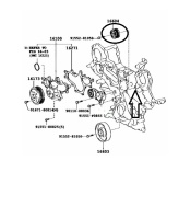 Pulley Idler Lexus IS F  2UR-GSE 5.0 V8 Saloon 32v DOHC 2008 
