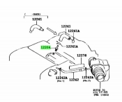 Pcv Valve, Sub-assy Ventilation Lexus RX  1MZ-FE RX300 2WD (24V) DOHC Auto 1998-2000 