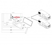 Rear Right Off Side Last Row Electric Window Motor Nissan Elgrand E51 VQ25DE 2.5i V6 4WD 2004-2010 