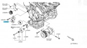 Tensioner Pulley Only Nissan Murano  VQ35DE 3.5i SUV V6 24v 2008 -2012 