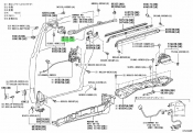 Slide Door Upper Roller Left Hand Toyota Estima  2AZ-FE 2.4i 4X4 2006-2014 
