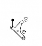 Front Lower Track Control Arm Bush Mitsubishi Galant  4G64 2.4 Equippe, Gdi 1998-2003 