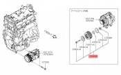 Idler Pulley Nissan Juke  MR16DDT 1.6 DiG-T 5Dr H.BACK, ACENTA, SPORT, PREMIUM TE  2010 -2015 