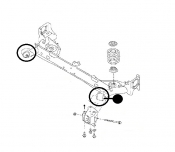 Crossmember Bushing Nissan Juke  HR16DE 1.6 5Dr H.BACK VISIA, ACENTA SPORT, PREMIUM 2010 -2015 