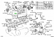 Air Surge Tank Intake Manifold Gasket  Toyota Alphard (Vellfire)  1MZ-FE 3.0 V6 AWD 2003-2008 