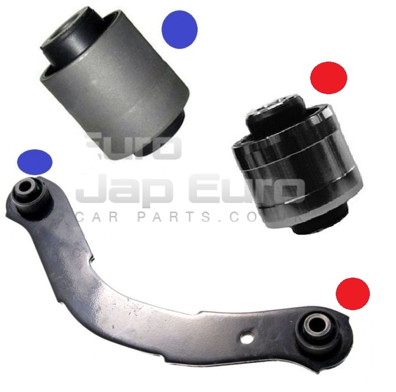 FOR HONDA STEP WAGON 2.0i FRONT LH /& RH WISHBONE REAR BUSH 05-09