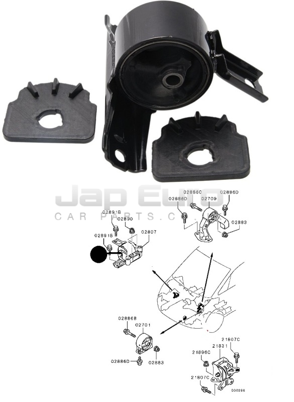 engine support lancer