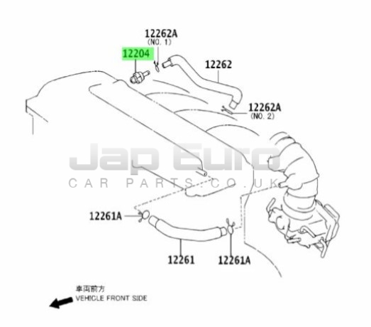 Pcv Positive Crankcase Ventilation Valve Toyota Estima Hybrid AHR20 2AZ-FXE 2.4i 4WD 2006-2012 Pcv Positive Crankcase Ventilation Valve Toyota Estima Hybrid AHR20 2AZ-FXE 2.4i 4WD 2006-2012