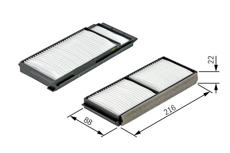 Car Cabin Filter Nissan Lafesta MR20DE 2.0i 2004-2012 Car Cabin Filter Nissan Lafesta MR20DE 2.0i 2004-2012