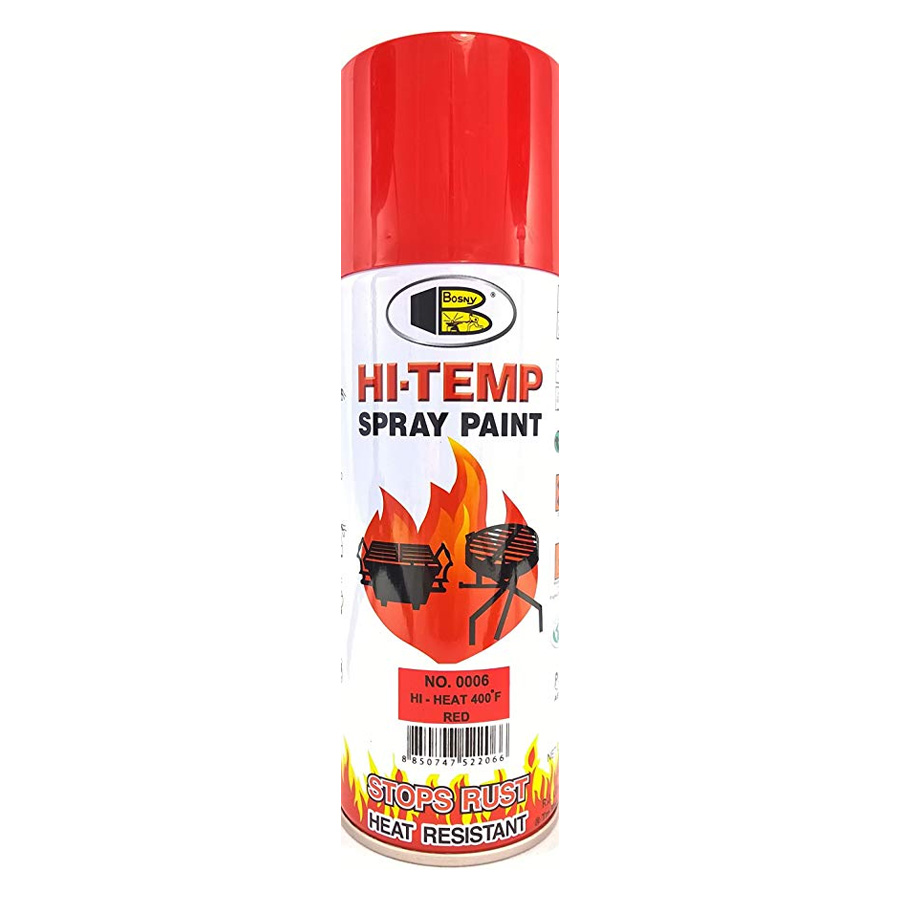 red high heat spray paint