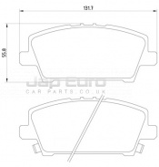 Brake Pad Set - Front Honda Civic  FD, FK, FA L13A7 1.4 DSi 2006-2011 