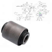 Rear Lateral Track Control Arm and Hub Knuckle Bushing