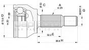 C V Joint Kit - Outer