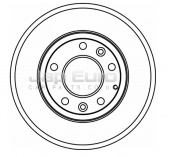 Brake Disc - Front Mazda Premacy  FP 1.8 GSi ATM 1999 -2004 