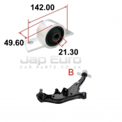 Front Lower Right Wishbone Control Arm Rear Bush       