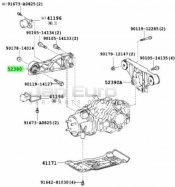 Rear Differential Diff Support Mounting Toyota Alphard (Vellfire)  2AZ-FE 2.4i 4WD 2009-2015 