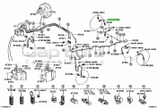 Rear Flexi Brake Hose  Toyota Estima  2AZ-FE 2.4i 4X4 2006-2014 