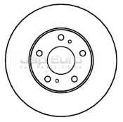 Brake Disc - Front Nissan Tino  SR20DE 2.0 LX, SLX ATM 2000-2003 