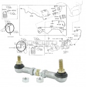 Height Control Sensor Repair Link Kit Toyota Estima  2AZ-FE 2.4i GAS BI FUEL 2006-2016 