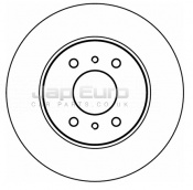 Brake Disc - Rear Nissan Primera P11 SR20DE 2.0i GX, SLX, SRi 4Dr 1996-2003 