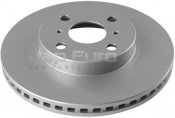 Brake Disc - Front Toyota Yaris MK1 1KR-FE 1.0 HBACK 12v DOHC 2005-2012 