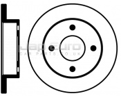 Brake Disc - Front Nissan Micra K10 MA10 1.0 L, LS, GS SGL  5Dr 1983 -1992 