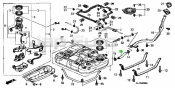 Fuel Pipe lower Rubber Hose Fuel Tank