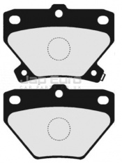 Brake Pad Set - Rear Toyota Yaris  2NZ-FE 1.3i VVTi  1999-2002 