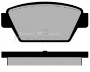 Brake Pad Set - Rear