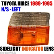 Front Indicator Lens - Left Toyota Hi Ace  3RZE 2.4i Van (Petrol) 1993-1995 