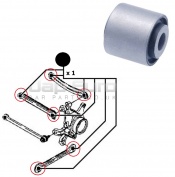 Arm Bushing For Rear Rod Suzuki Grand Vitara  F9Q 1.9 Di-d 5dr SUV 4WD 2005 