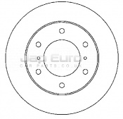 Brake Disc - Front Mitsubishi Shogun / Pajero  4D56T 2.5 Turbo Diesel LWB 2000-2005 