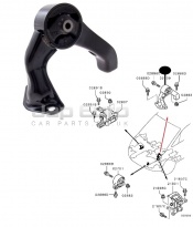 Rear Engine Mount Mt Mitsubishi Delica D5  CV4W 2.0i 2006-2012 