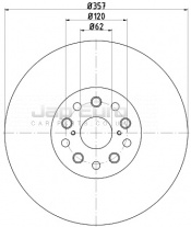 Brake Disc - Front LH