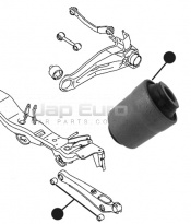 Rear Arm Bush For Track Control Rod Mitsubishi Carisma  4G93 1.8 GLX,GLS 4dr ATM 1996-2004 