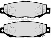 Brake Pad Set - Rear Toyota Soarer  1JZ-GTE 2.5i Turbo 1991-1997 