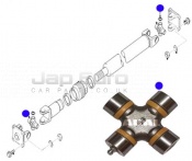 Crossing Rear Propshaft Universal Joint 26.5x48x71